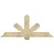 Ekena Millwork Kennewick Rough Sawn Timber Gable Bracket, Douglas Fir, 72"W x 30"H x 6"D x 6"F, 10/12 Pitch GBW072X30X0606KEN00RDF - alternate 1